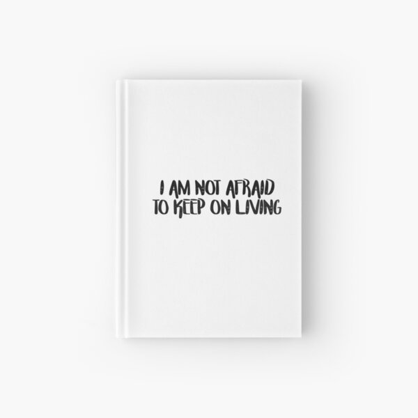 MCR Not Afraid Hardcover Journal