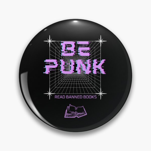 Item preview, Be Punk, Read Banned Books designed and sold by MysteriesBooks.