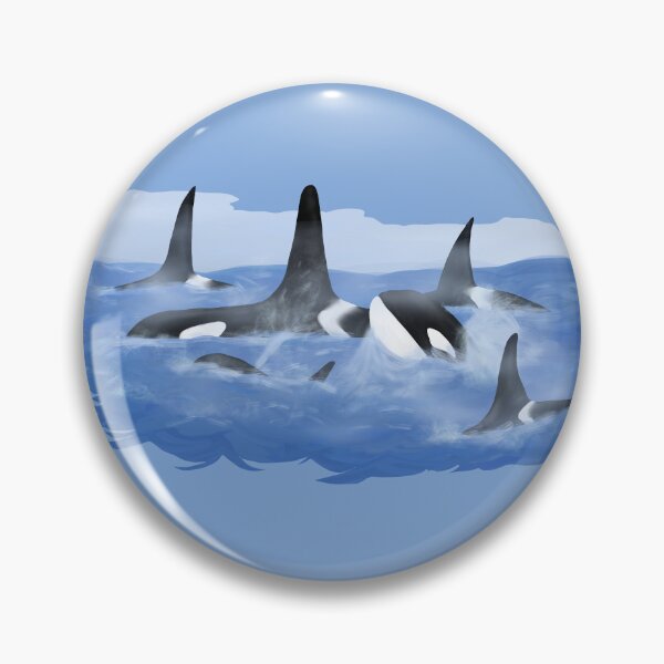 Item preview, Orcas in The Ocean designed and sold by Natural-Habitat.