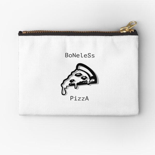 Pizza Meme Zipper Pouches Redbubble - roblox id codes for boneless pizza