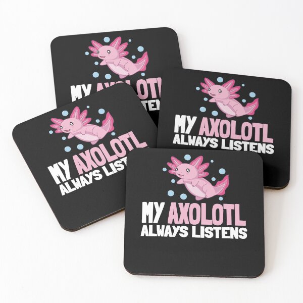 Item preview, Cute Salamander Baby Axolotl My Axolotl Always Listens designed and sold by eternallygifted.