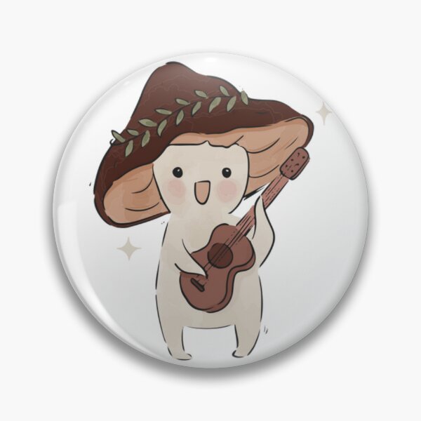 Item preview, Cute mushroom playing guitar designed and sold by Farid1Shop.