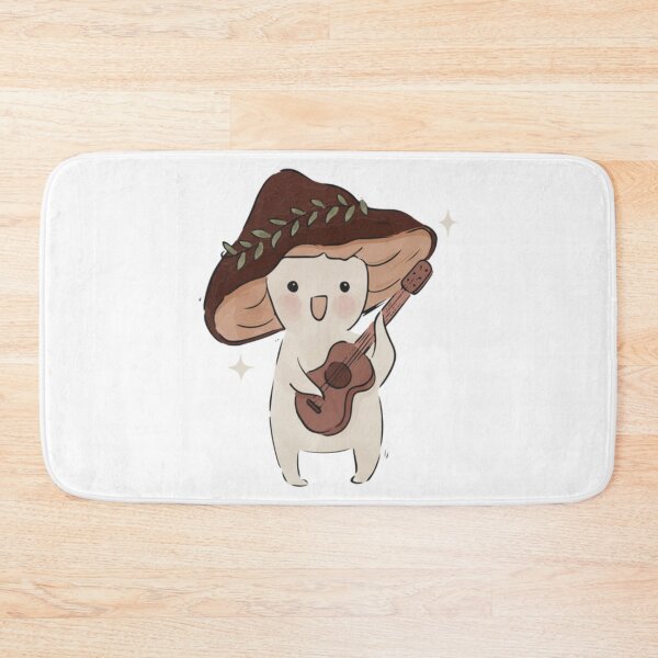 Item preview, Cute mushroom playing guitar designed and sold by Farid1Shop.