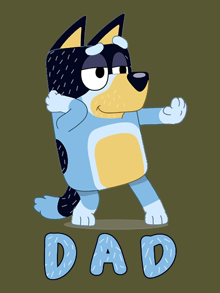 Best Dad Bluey-Dad Ever Funny Father's Day Men Boy Kid, Gift shirt  Essential T-Shirt for Sale by emeliatrending