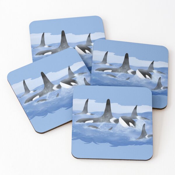 Item preview, Orcas in The Ocean designed and sold by Natural-Habitat.