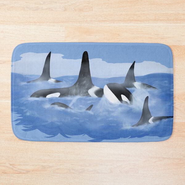 Item preview, Orcas in The Ocean designed and sold by Natural-Habitat.