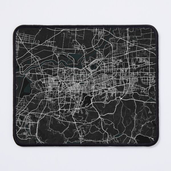 Item preview, Jinan City Map of Shandong, China - Dark designed and sold by deMAP.