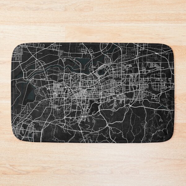 Item preview, Jinan City Map of Shandong, China - Dark designed and sold by deMAP.