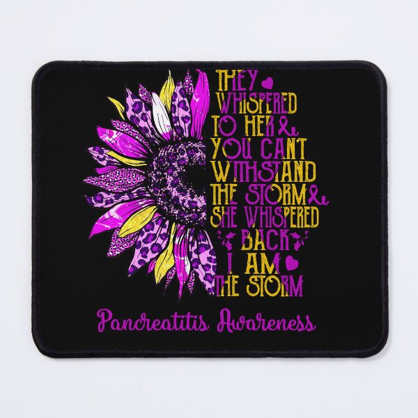 Item preview, I Am The Storm Sunflower Leopard Pancreatitis Awareness designed and sold by rechardtee.
