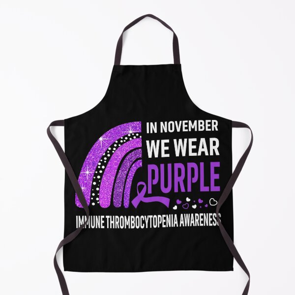Item preview, In November We Wear Purple Immune Thrombocytopenia Awareness designed and sold by Gillosina.