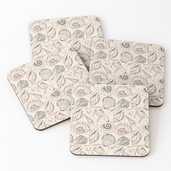 Item preview, Vintage Seashell Pattern Design - Seashell Patterns designed and sold by antevasinart.