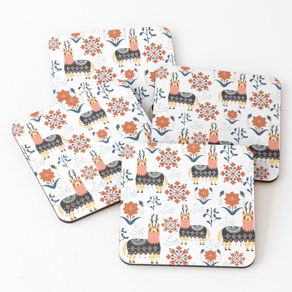 Item preview, 	Fall In Love With LLAMA WITH FLOWER FOR WINTER designed and sold by Remde.