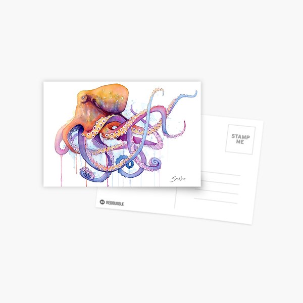 Octopus II Postcard