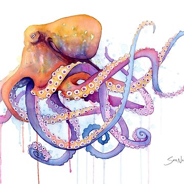 Artwork thumbnail, Octopus II by SamNagelArt