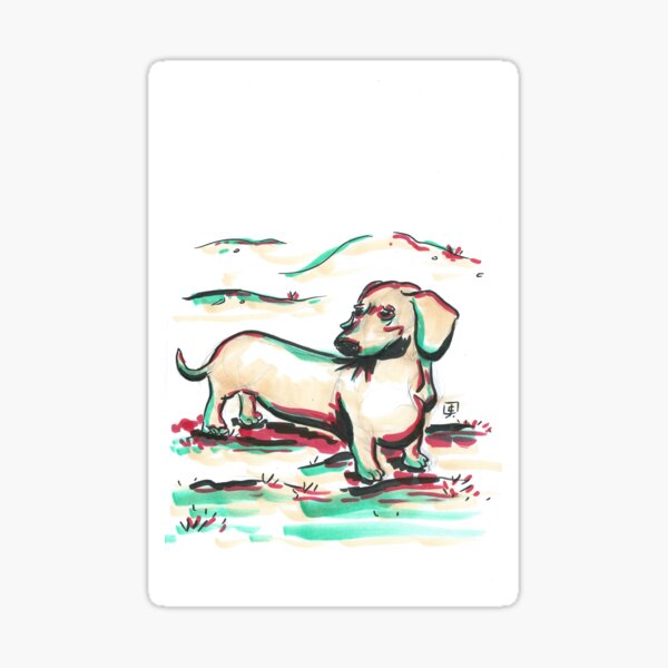 Marker Critters - Dachshund Sticker