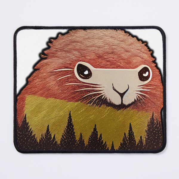 Item preview, Stylized Marmot #1 designed and sold by WoolKing.
