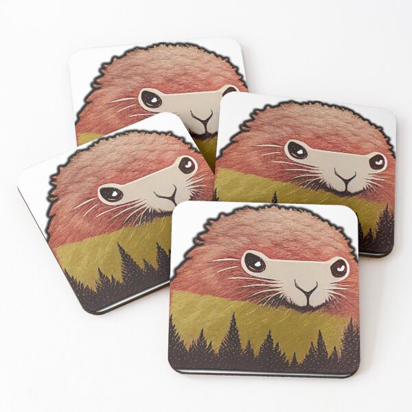 Item preview, Stylized Marmot #1 designed and sold by WoolKing.