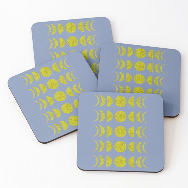 Item preview, Pop Art Moon Phases, Purple & Yellow designed and sold by majestikmag.