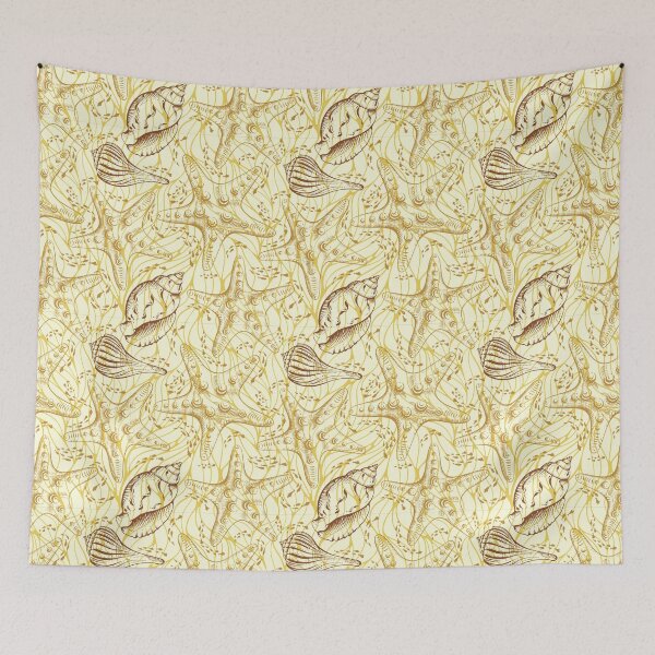 Item preview, Vintage Seashell Pattern Design - Seashell Patterns designed and sold by antevasinart.