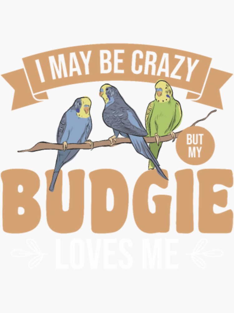 "Bird Lover Bird Budgie" Sticker for Sale by oxsyofficial Redbubble