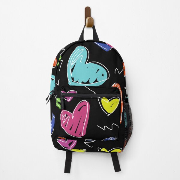 Item preview, Happy Neon 90's Hearts designed and sold by Mad World Art Ltd. Co..