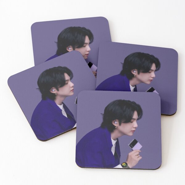 Item preview, BTS Suga stickers  designed and sold by Purple Ocean.