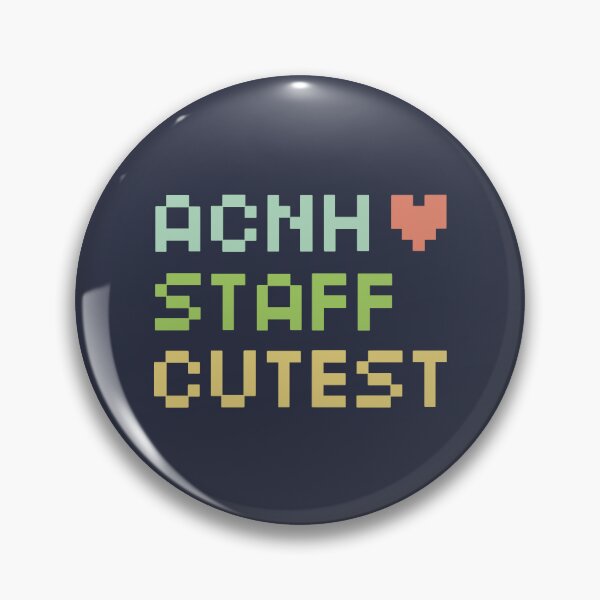Item preview, ACNH STAFF CUTEST (NAVY BG) designed and sold by DesignByJennyyy.