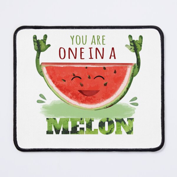 Item preview, You Are One In a Melon - Watermelon Food Pun designed and sold by PirateAvocado.