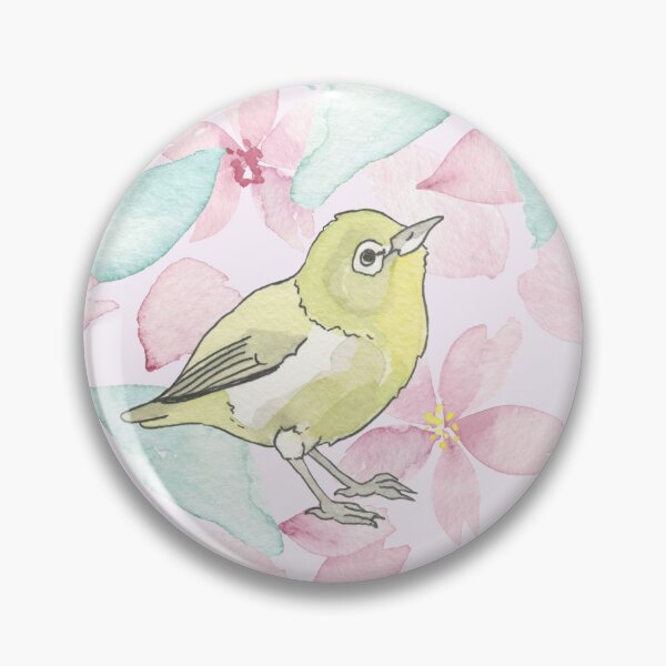 Item preview, Little Green Birds, pink designed and sold by Jayne E.