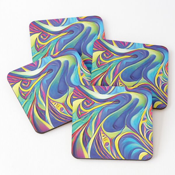 Item preview, Vibrant Life Abstract Digital Paintings designed and sold by ThinkFun! Design.