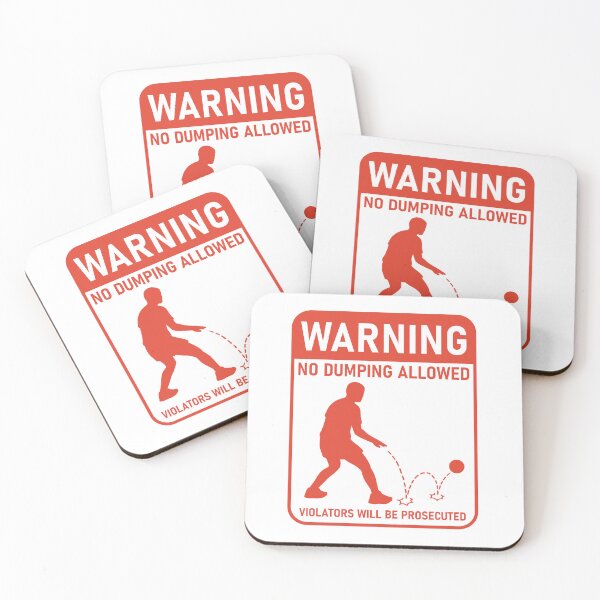 Item preview, Warning No Dumping Allowed designed and sold by Canadian-Bowler.