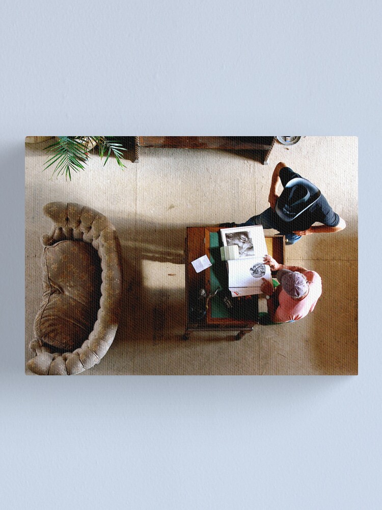 Thumbnail 1 of 3, Canvas Print, The Art Lesson designed and sold by alvinsan9.
