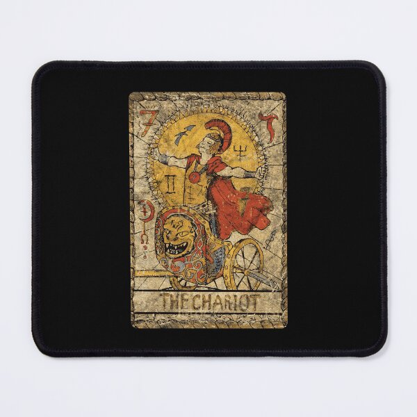 Item preview, Tarot Card The Chariot (vintage distressed design) designed and sold by siggyspatsky.