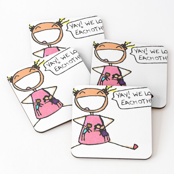 Item preview, We Love Each Other! designed and sold by JuniperStormArt.