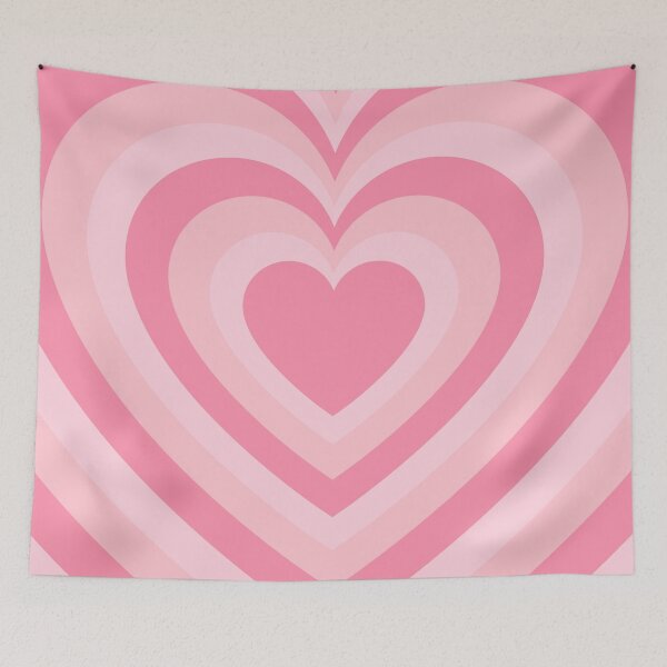 Item preview, Bubblegum Pink Growing Heart Pattern designed and sold by ZhetWai.