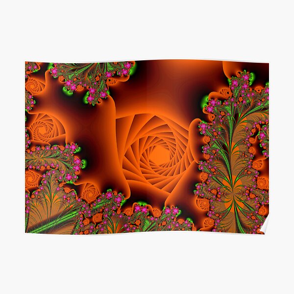 Blooming in a cave Poster