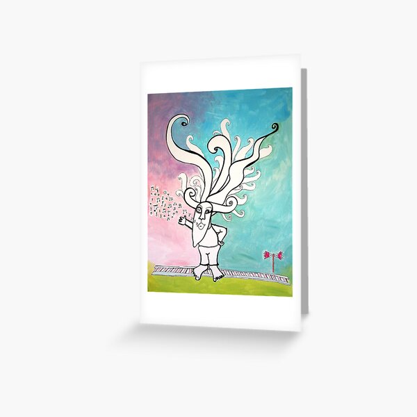 Happy man! Don't wurry! Greeting Card