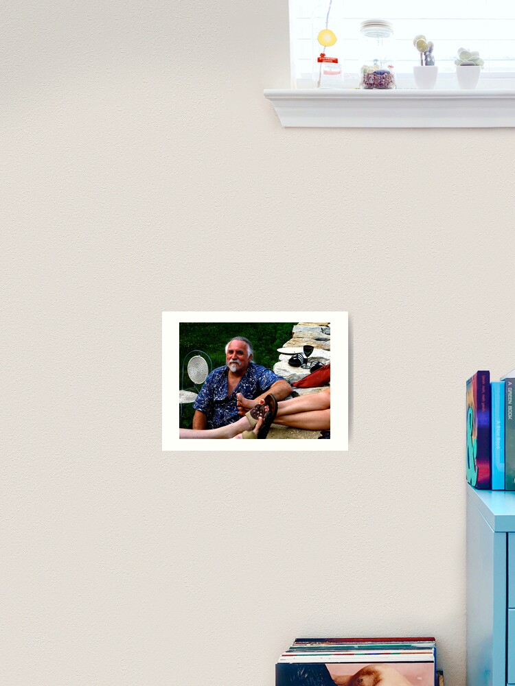 Thumbnail 2 of 3, Art Print, Santa On Vacation designed and sold by alvinsan9.