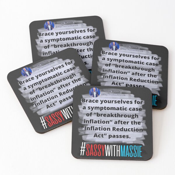 Item preview, "Inflation Reduction Act" - #SassieWithMassie Tweet - Congressman Thomas Massie designed and sold by v3services.