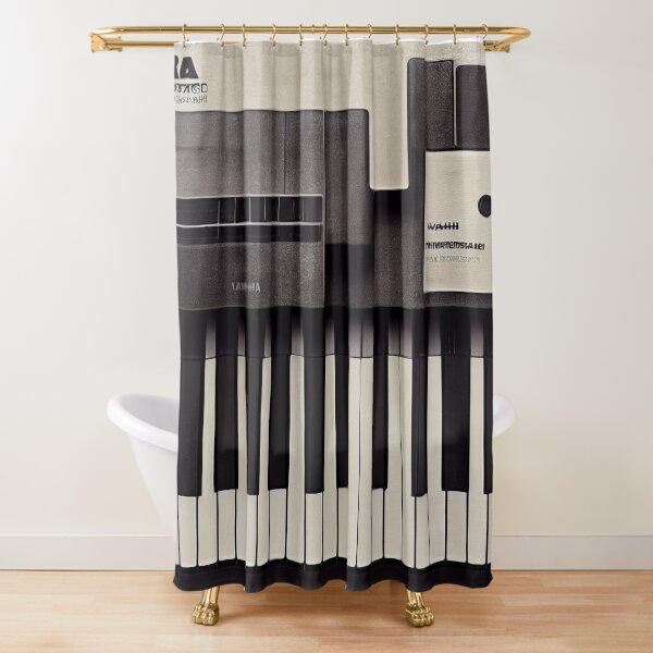 Synth Abstracts 10 Shower Curtain