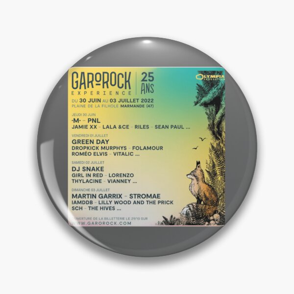 Item preview, Garorock Festival 2022 designed and sold by AlanisSchneider.