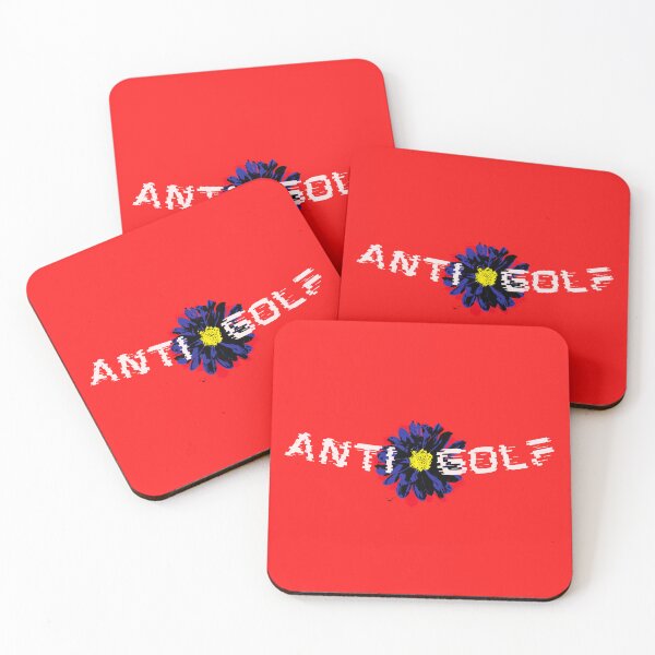 Item preview, Anti Golf Flower Red Blue White Yellow  designed and sold by art-by-harmonie.