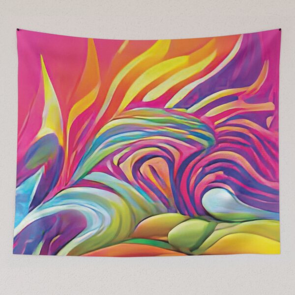 Item preview, Vibrant Life Abstract Digital Paintings designed and sold by ThinkFun! Design.