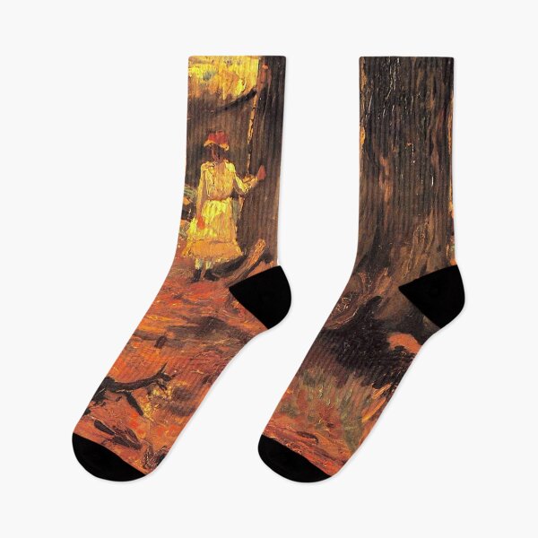 Item preview, Girl in White in the Woods - Vincent van Gogh designed and sold by SimpleJoyStyle.