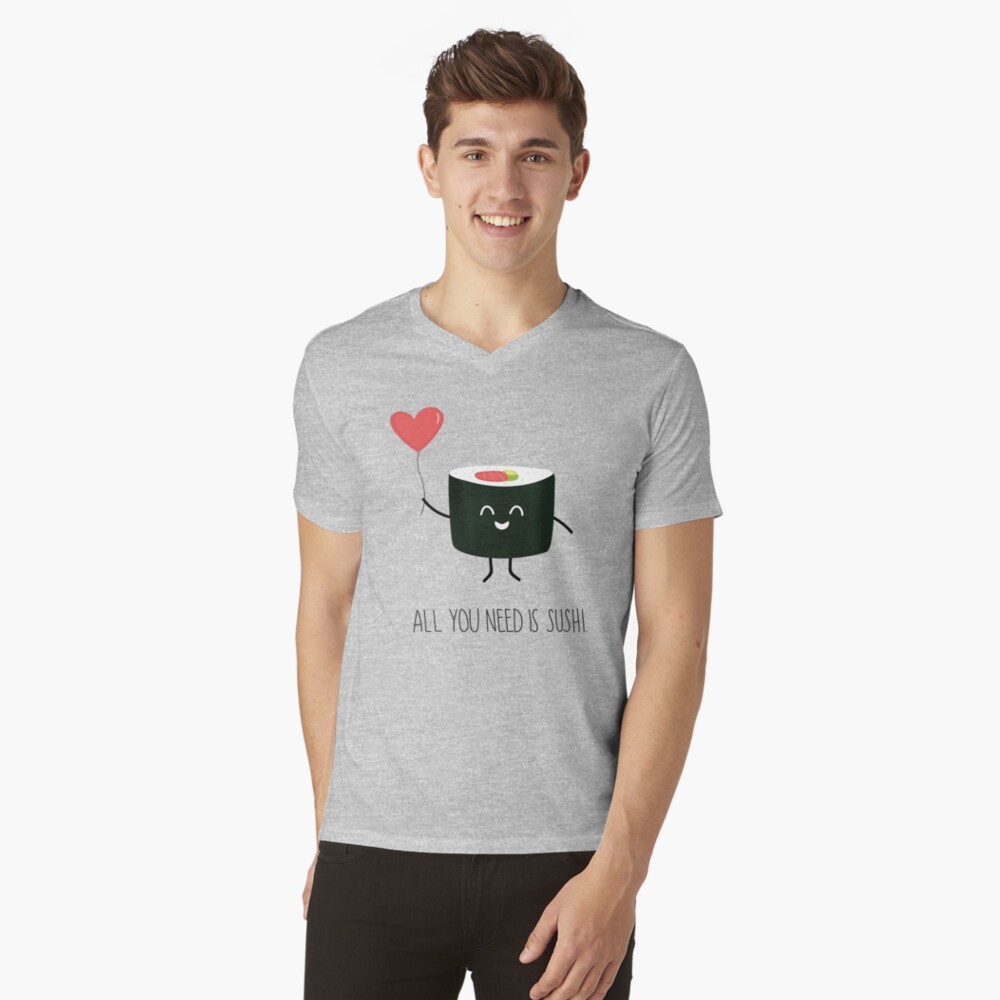 Item preview, V-Neck T-Shirt designed and sold by cartoonbeing.