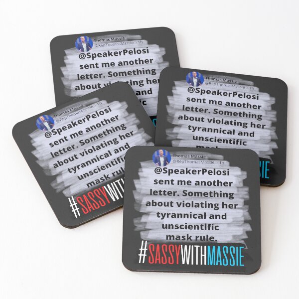 Item preview, "Pelosi sent me another letter..." - #SassieWithMassie Tweet - Congressman Thomas Massie designed and sold by v3services.