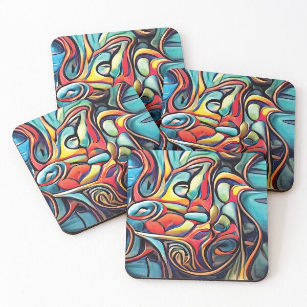 Item preview, Vibrant Life Abstract Digital Paintings designed and sold by ThinkFun! Design.