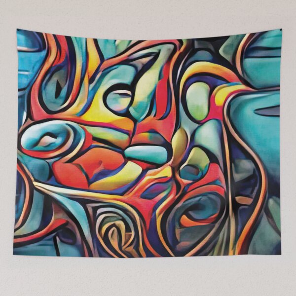 Item preview, Vibrant Life Abstract Digital Paintings designed and sold by ThinkFun! Design.