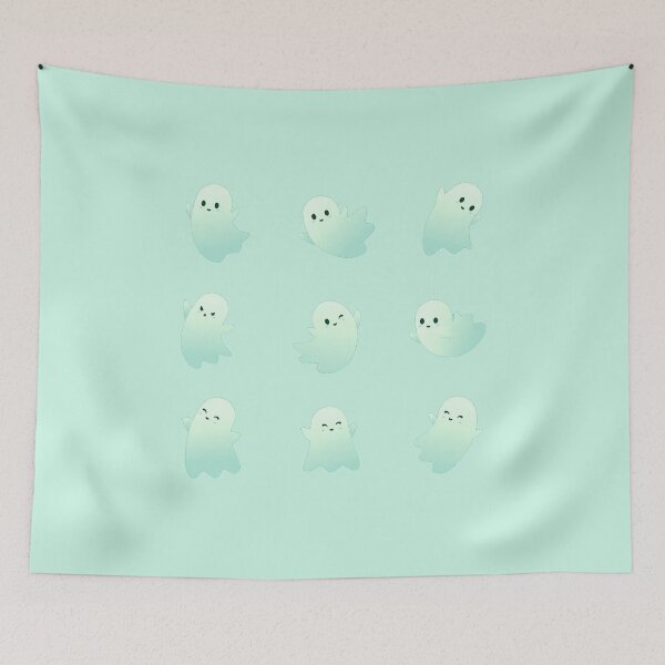 Item preview, Kawaii Ghosts Pack Turquoise designed and sold by everything4eva.