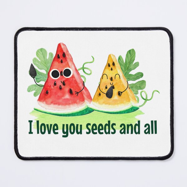Item preview, Copy of You Are One In a Melon - Watermelon Food Pun designed and sold by PirateAvocado.